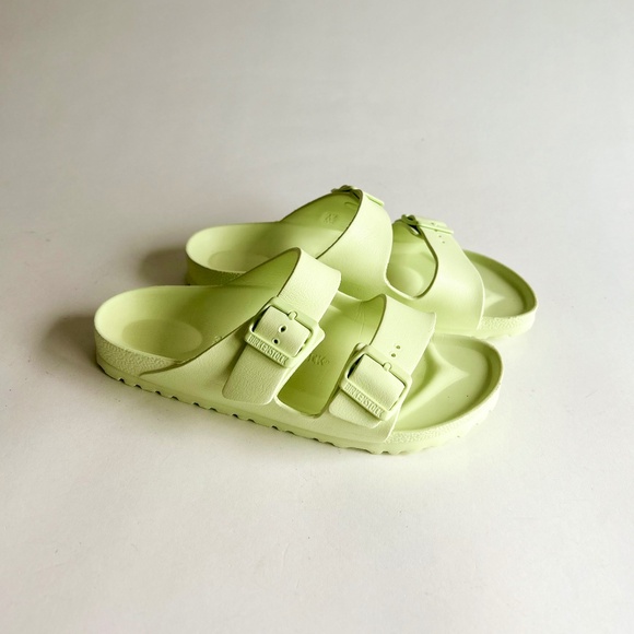 Birkenstock Arizona Eva Light Green Vinyl Slide Sandals size EUR 39, US 8.5 - Picture 2 of 13